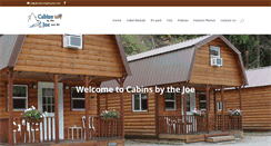 Desktop Screenshot of cabinsbythejoe.com